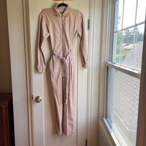 Reformation Women's Pink and Tan Jumpsuit